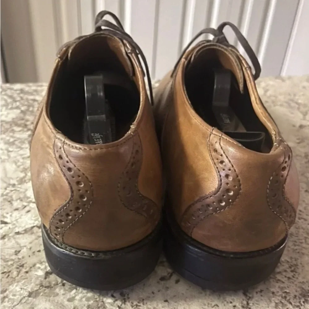 Allen Edmonds Corporate Casuals Oxfords Leather Shoes Cap Toe Size 9.5D‎